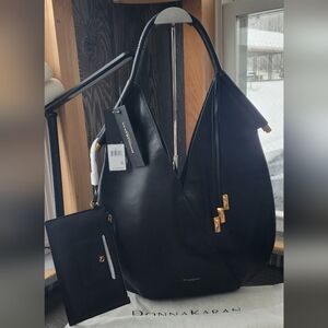 NWT Donna Karan Baldwin XL Black